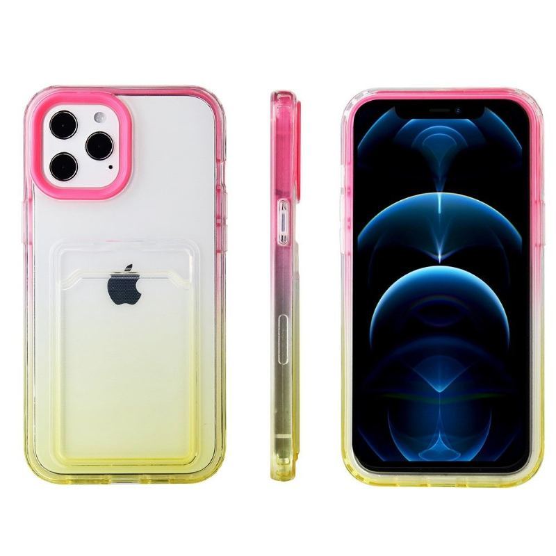 Etui do iPhone 13 Pro Max Classic Gradient Color Card Holder