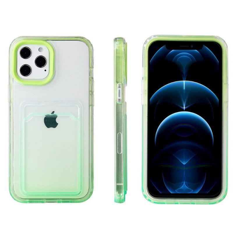 Etui do iPhone 13 Pro Max Classic Gradient Color Card Holder