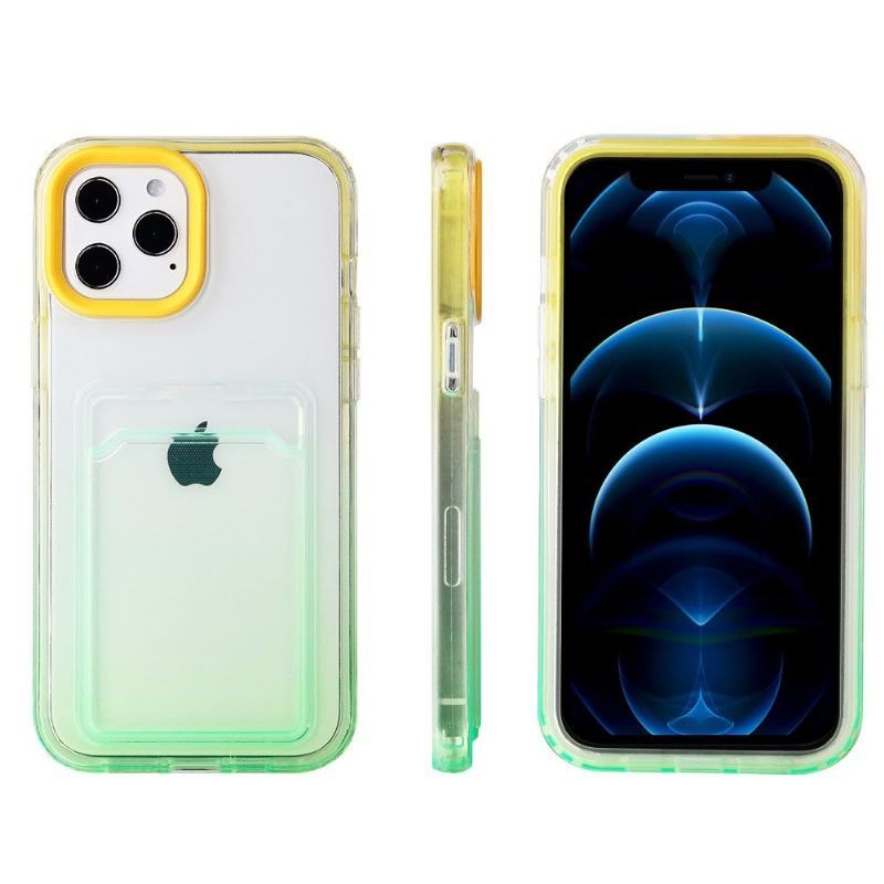 Etui do iPhone 13 Pro Max Classic Gradient Color Card Holder