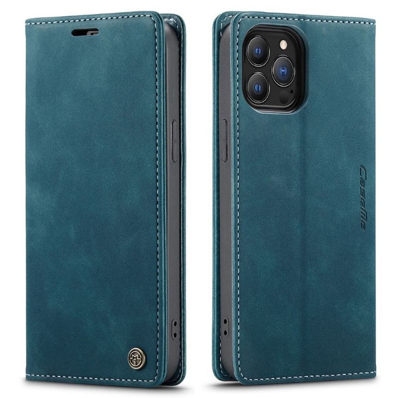 Etui Folio do iPhone 13 Pro Max Classic Golias Sztuczna Skóra