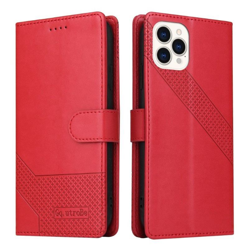 Etui Folio do iPhone 13 Pro Max Obrzeża Uchwyt Na Karty Serii 009