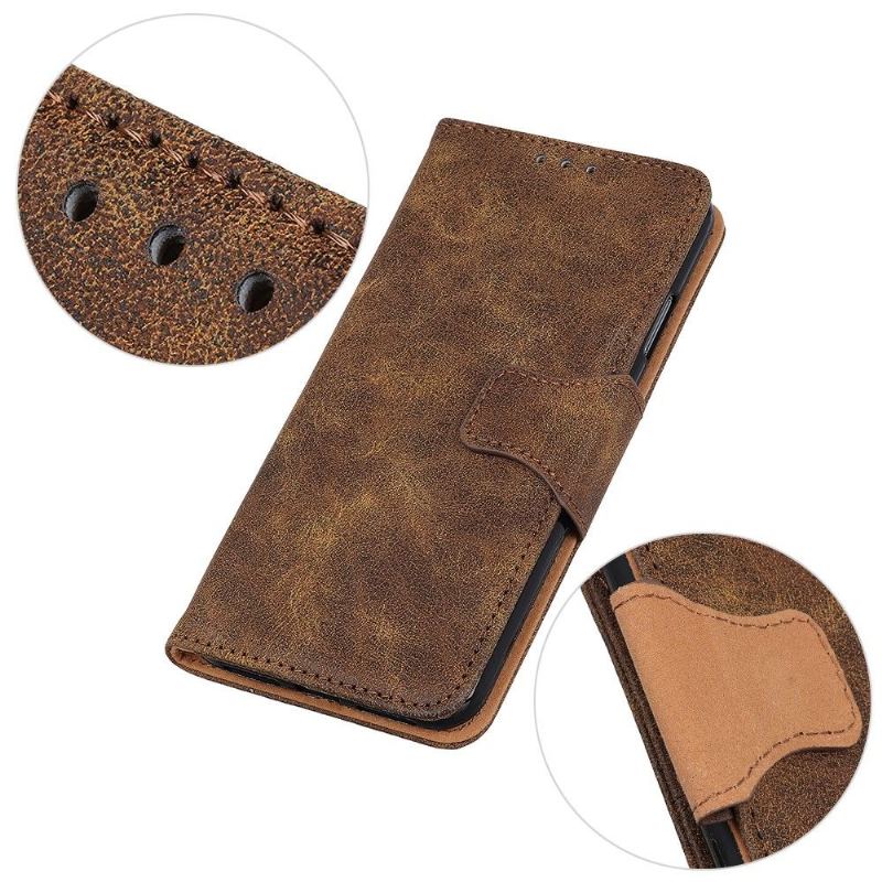 Case do Realme 8 / 8 Pro Biznes Edouard Faux Leather Vintage