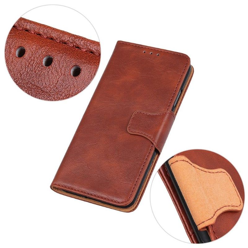 Etui do Realme 8 / 8 Pro Edouard Classic Faux Leather