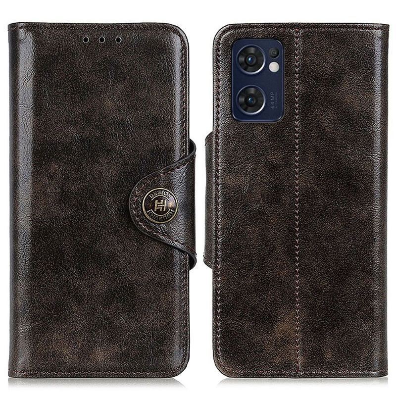 Etui Folio do Oppo Find X5 Lite Khazneh Design Essential