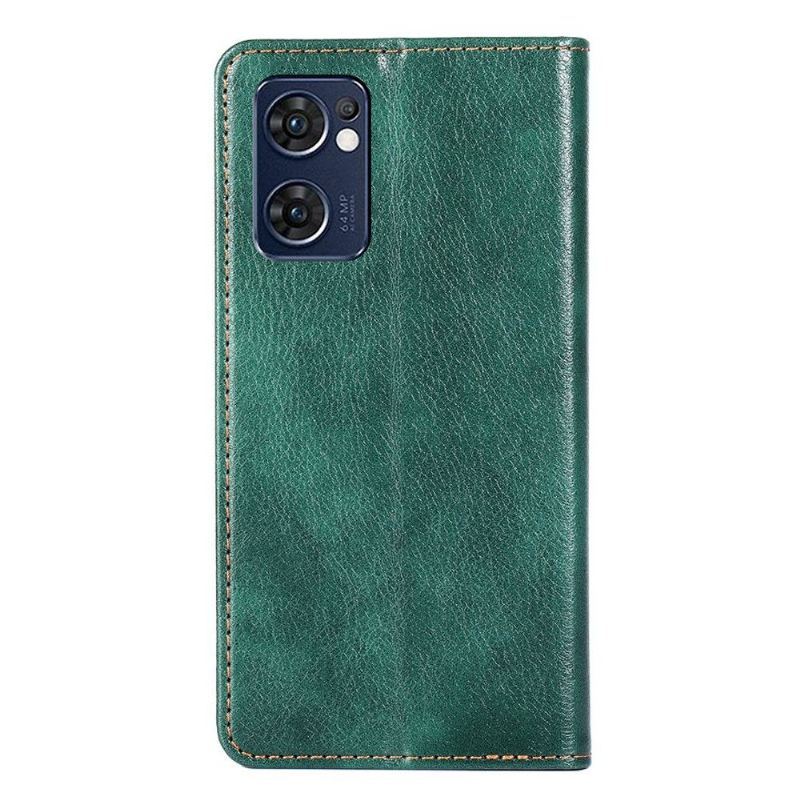 Etui Na Telefon do Oppo Find X5 Lite Etui Folio Czysta Sztuczna Skóra