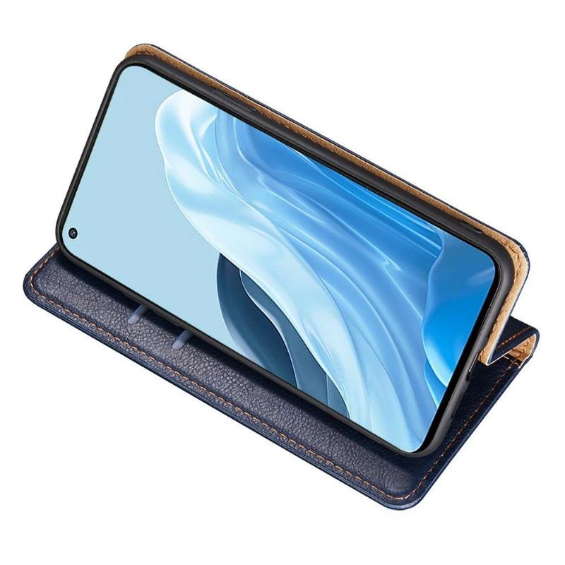 Etui Na Telefon do Oppo Find X5 Lite Etui Folio Czysta Sztuczna Skóra