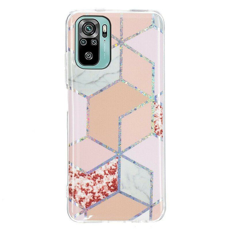 Etui do Xiaomi Redmi Note 10 / 10S Geometria Marmuru