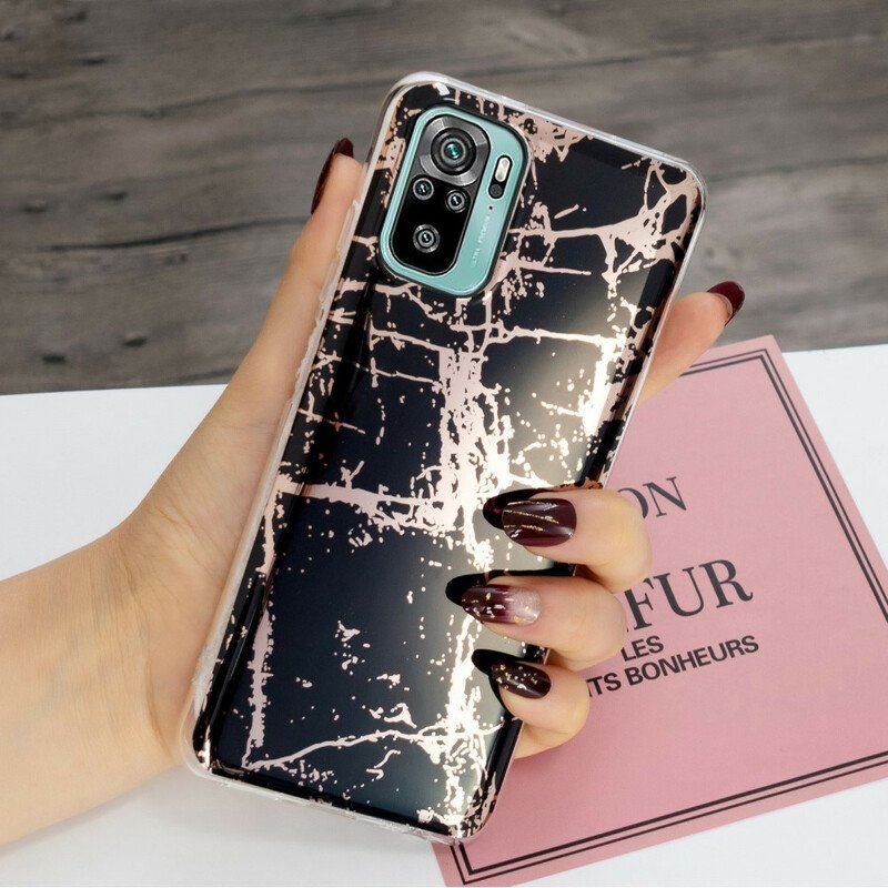 Etui do Xiaomi Redmi Note 10 / 10S Geometria Marmuru