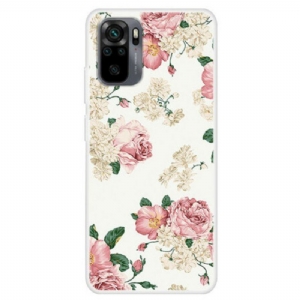 Etui do Xiaomi Redmi Note 10 / 10S Kwiaty Wolności