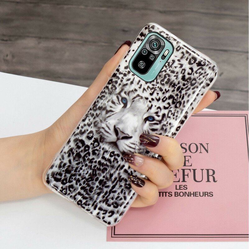 Etui do Xiaomi Redmi Note 10 / 10S Lampart Fluorescencyjny