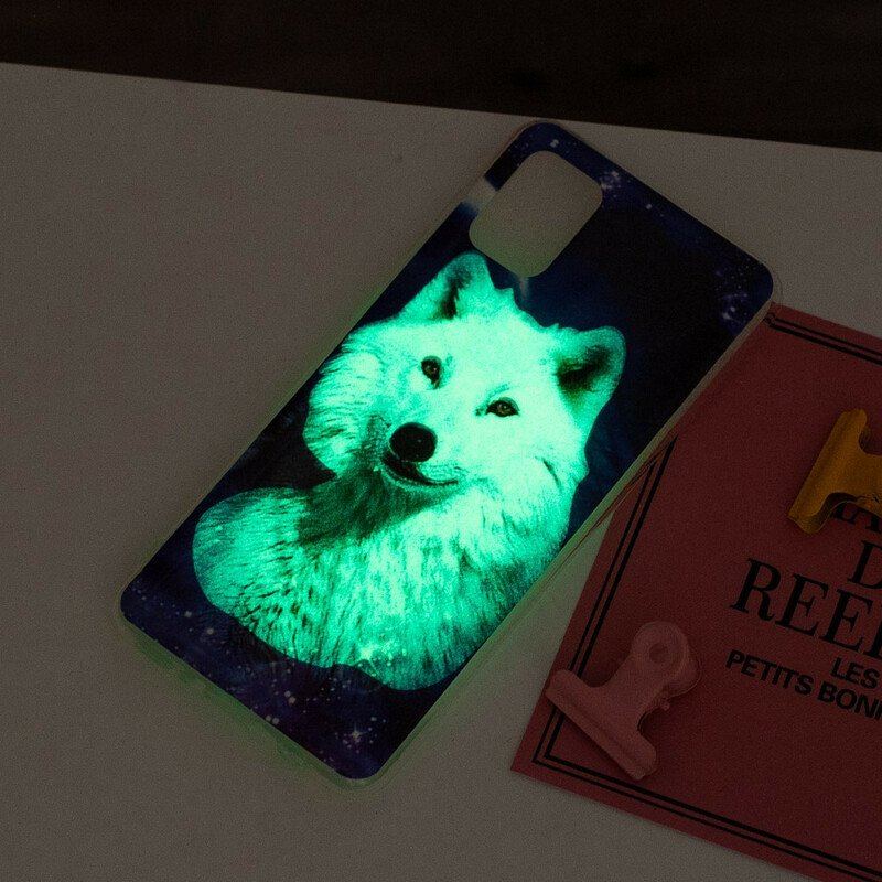 Etui do Xiaomi Redmi Note 10 / 10S Seria Fluorescencyjnych Wilków