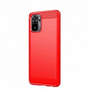 Etui do Xiaomi Redmi Note 10 / 10S Szczotkowane Włókno Węglowe Mofi