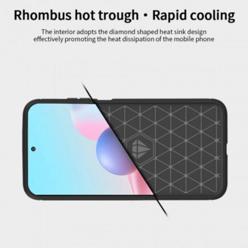 Etui do Xiaomi Redmi Note 10 / 10S Szczotkowane Włókno Węglowe Mofi