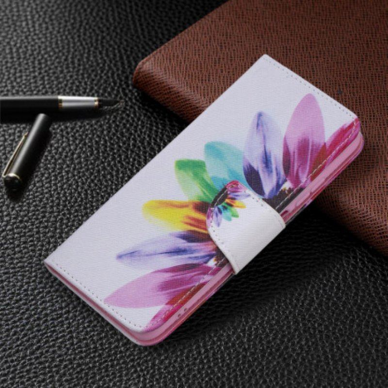 Etui Folio do Xiaomi Redmi Note 10 / 10S Akwarela Kwiat