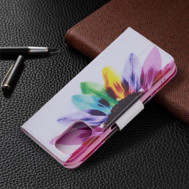 Etui Folio do Xiaomi Redmi Note 10 / 10S Akwarela Kwiat