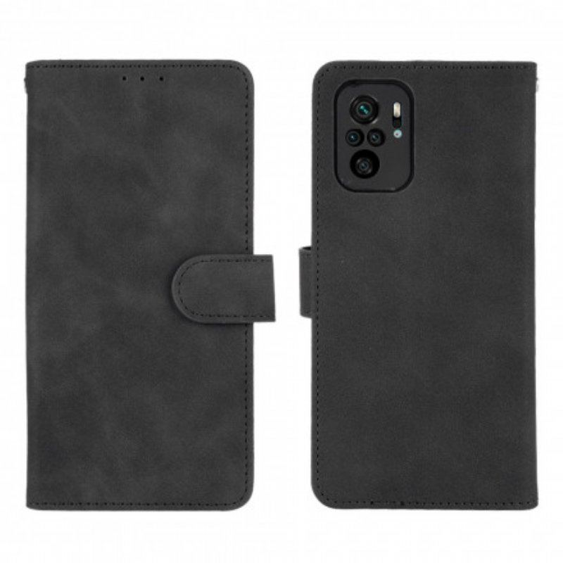 Etui Folio do Xiaomi Redmi Note 10 / 10S Dotyk Skóry