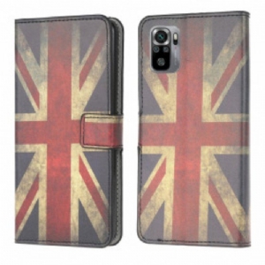 Etui Folio do Xiaomi Redmi Note 10 / 10S Flaga Anglii