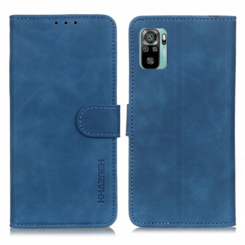 Etui Folio do Xiaomi Redmi Note 10 / 10S Khazneh Efekt Skóry W Stylu Vintage