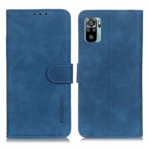 Etui Folio do Xiaomi Redmi Note 10 / 10S Khazneh Efekt Skóry W Stylu Vintage