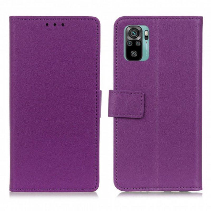 Etui Folio do Xiaomi Redmi Note 10 / 10S Klasyczna Sztuczna Skóra