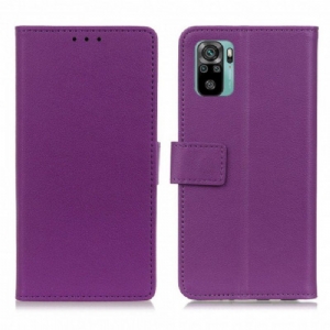 Etui Folio do Xiaomi Redmi Note 10 / 10S Klasyczna Sztuczna Skóra