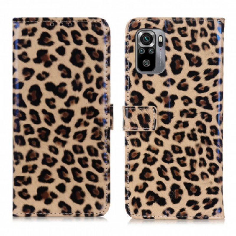 Etui Folio do Xiaomi Redmi Note 10 / 10S Lampart