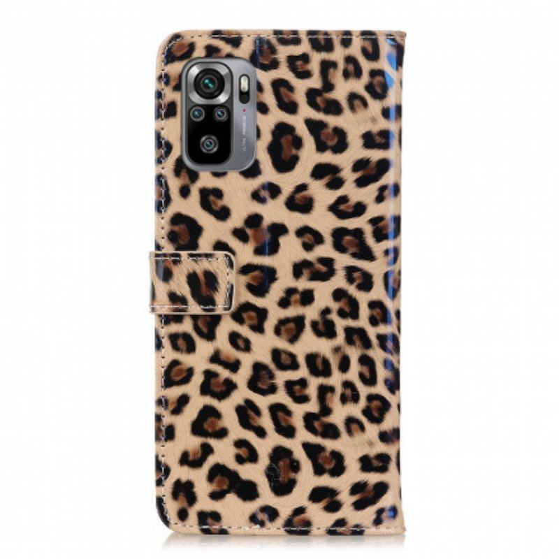 Etui Folio do Xiaomi Redmi Note 10 / 10S Lampart