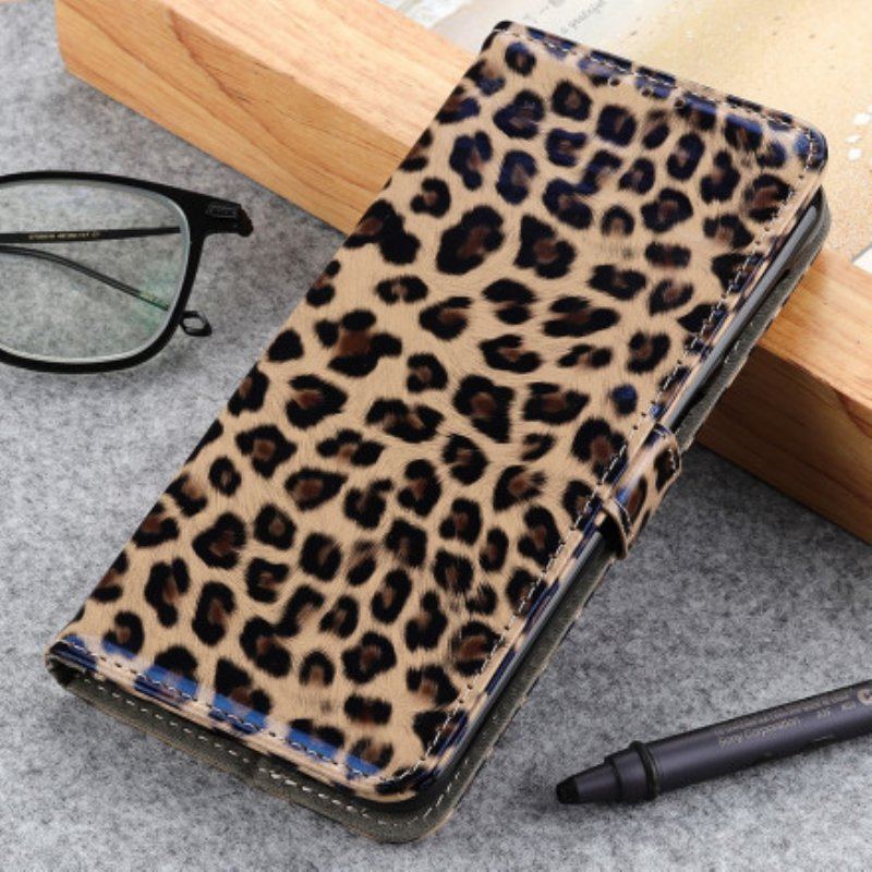 Etui Folio do Xiaomi Redmi Note 10 / 10S Lampart