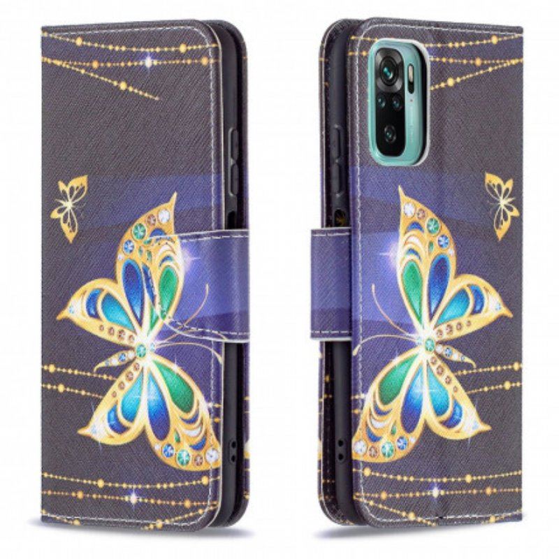 Etui Folio do Xiaomi Redmi Note 10 / 10S Magiczny Motyl