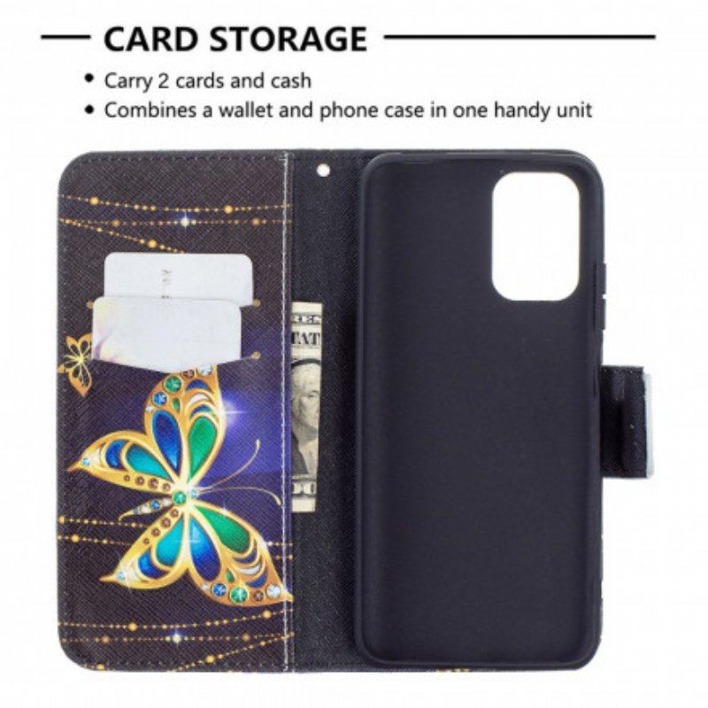 Etui Folio do Xiaomi Redmi Note 10 / 10S Magiczny Motyl