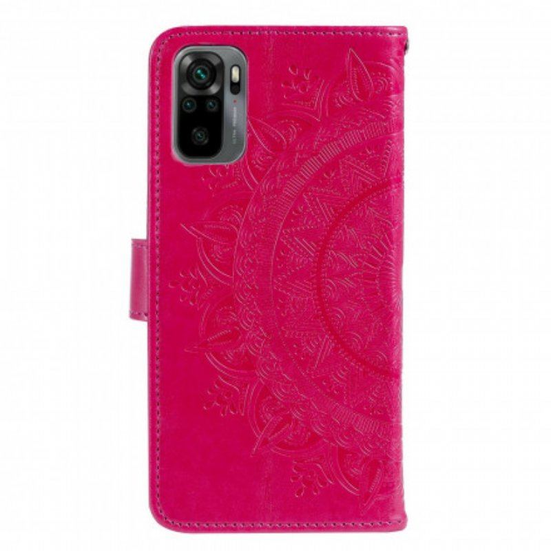 Etui Folio do Xiaomi Redmi Note 10 / 10S Mandala Słońca