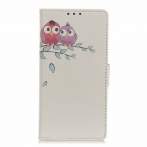 Etui Folio do Xiaomi Redmi Note 10 / 10S Para Sowy Na Drzewie