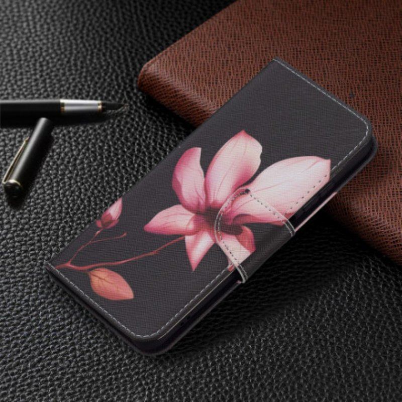 Etui Folio do Xiaomi Redmi Note 10 / 10S Różowy Kwiat