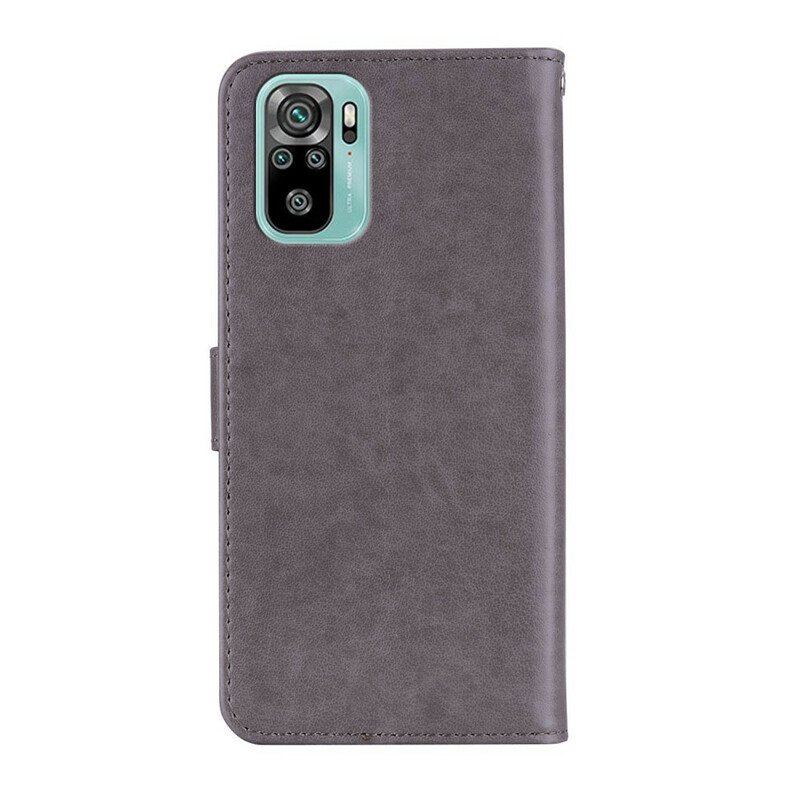 Etui Folio do Xiaomi Redmi Note 10 / 10S Sowa Mandala I Smycz