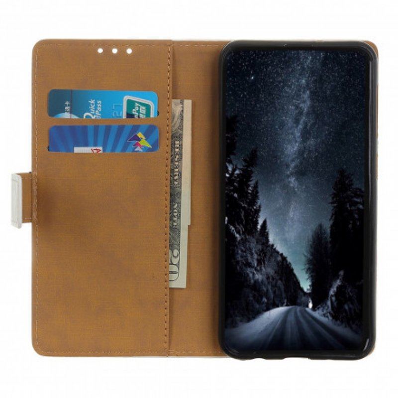 Etui Folio do Xiaomi Redmi Note 10 / 10S Wieża Eiffla Jesienią