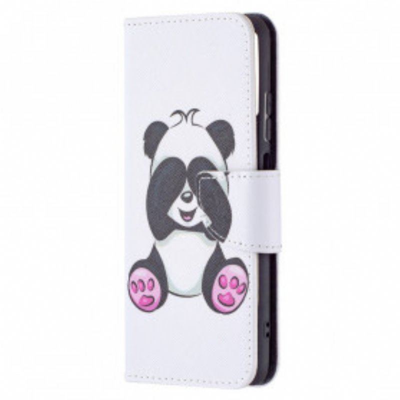 Etui Folio do Xiaomi Redmi Note 10 / 10S Zabawa Pandami