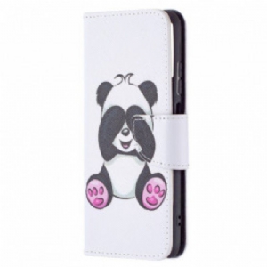 Etui Folio do Xiaomi Redmi Note 10 / 10S Zabawa Pandami