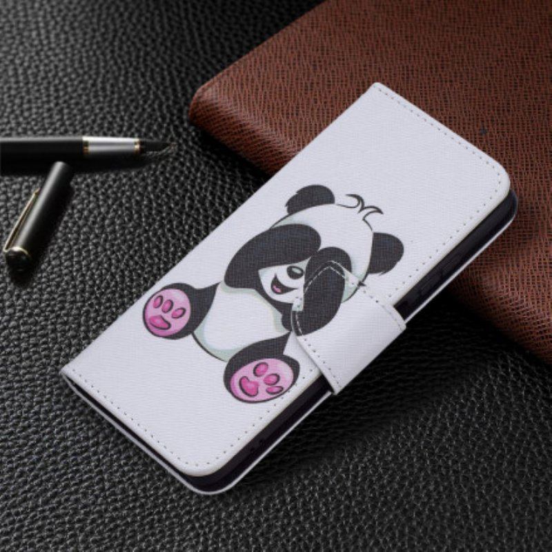 Etui Folio do Xiaomi Redmi Note 10 / 10S Zabawa Pandami