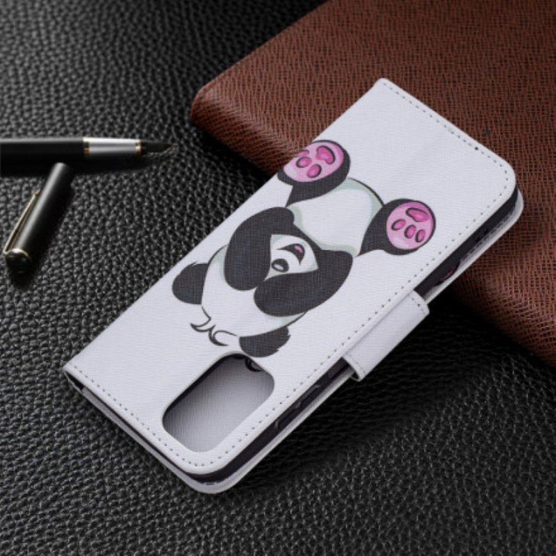 Etui Folio do Xiaomi Redmi Note 10 / 10S Zabawa Pandami