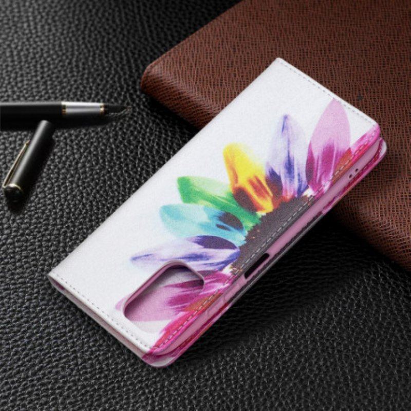 Etui Na Telefon do Xiaomi Redmi Note 10 / 10S Etui Folio Akwarela Kwiat