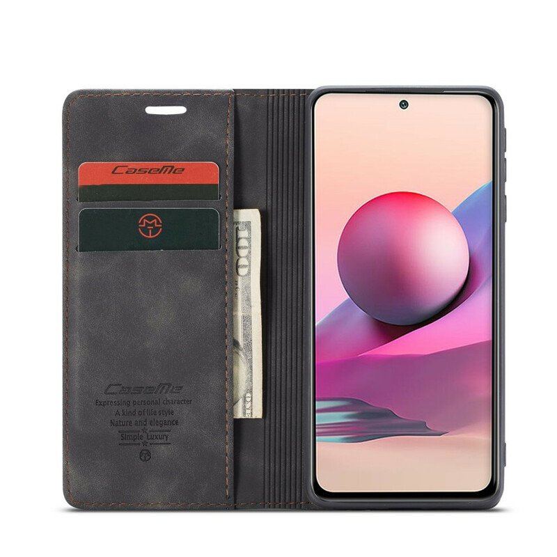 Etui Na Telefon do Xiaomi Redmi Note 10 / 10S Etui Folio Caseme Efekt Skóry