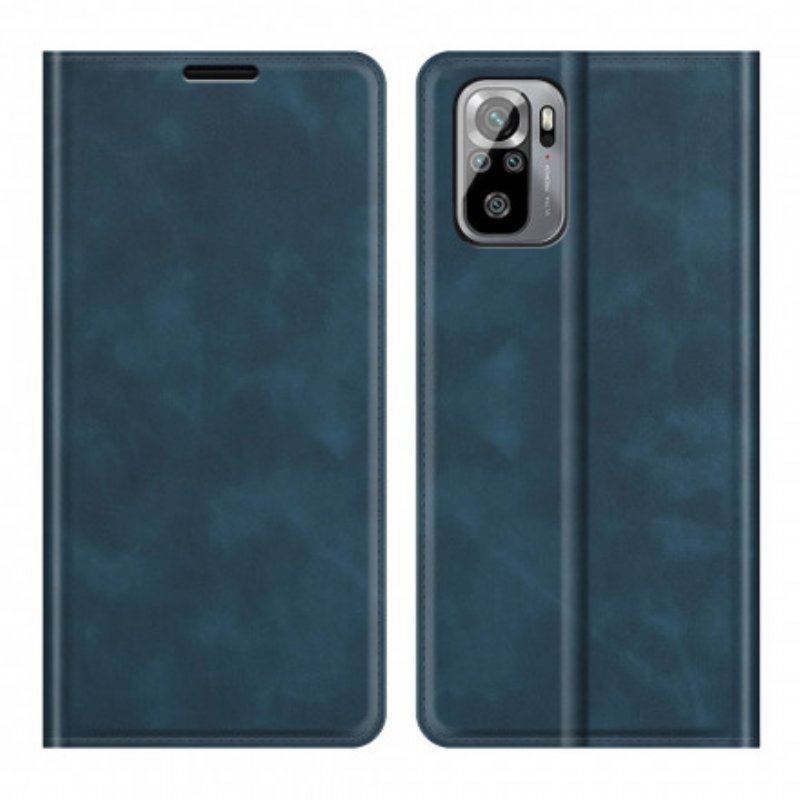 Etui Na Telefon do Xiaomi Redmi Note 10 / 10S Etui Folio Dotyk Skóry