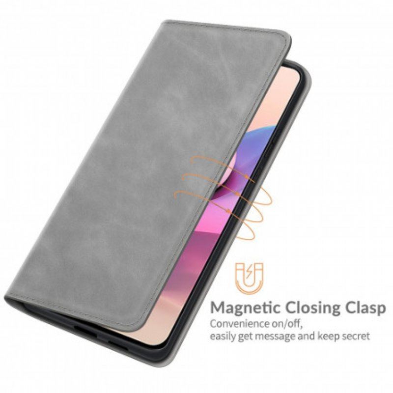 Etui Na Telefon do Xiaomi Redmi Note 10 / 10S Etui Folio Dotyk Skóry