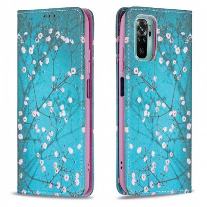 Etui Na Telefon do Xiaomi Redmi Note 10 / 10S Etui Folio Kwitnące Gałęzie