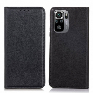 Etui Na Telefon do Xiaomi Redmi Note 10 / 10S Etui Folio Skóra Dwoinowa Liczi