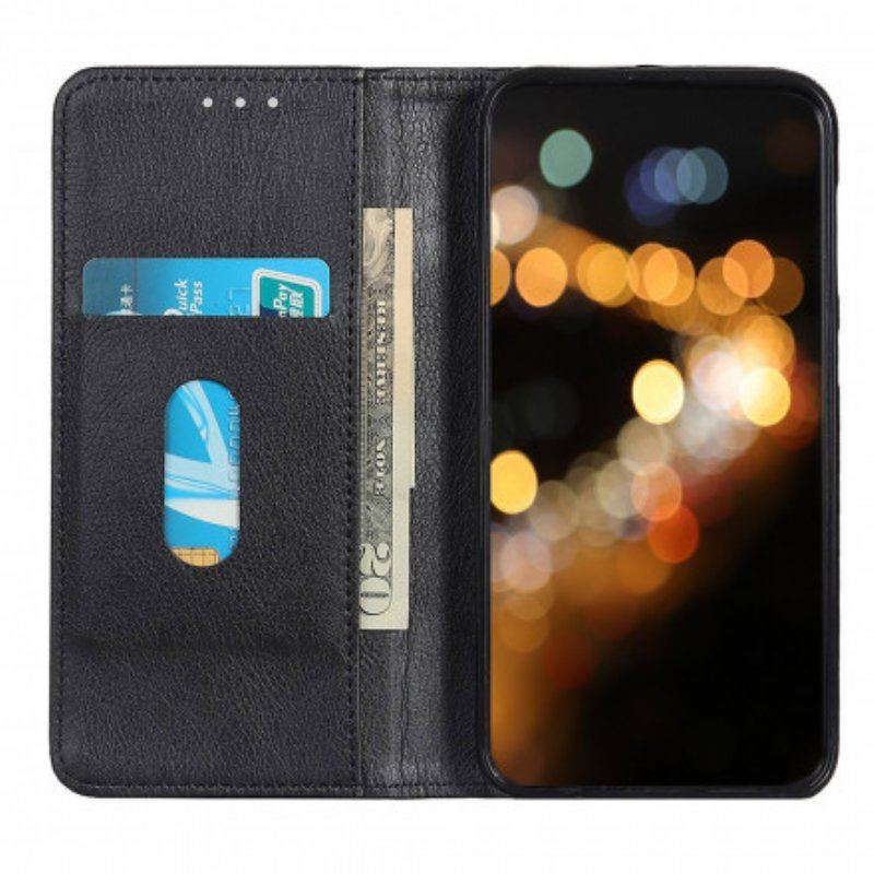 Etui Na Telefon do Xiaomi Redmi Note 10 / 10S Etui Folio Skóra Dwoinowa Liczi