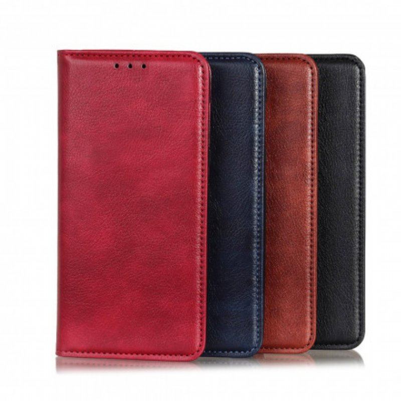 Etui Na Telefon do Xiaomi Redmi Note 10 / 10S Etui Folio Skóra Dwoinowa Liczi