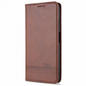 Etui Na Telefon do Xiaomi Redmi Note 10 / 10S Etui Folio Stylizacja Skóry Azns