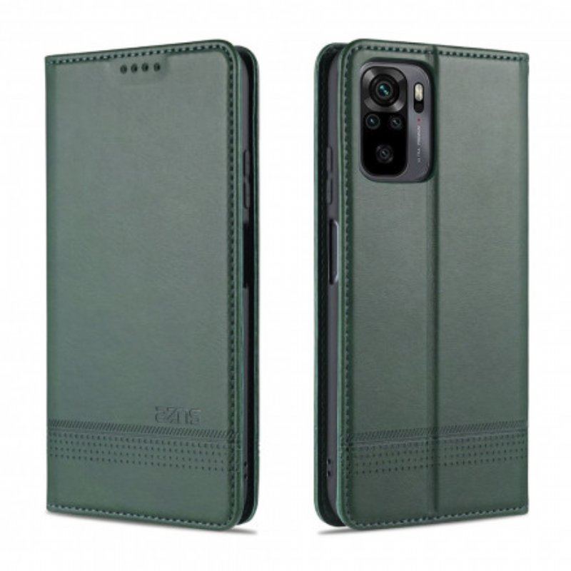 Etui Na Telefon do Xiaomi Redmi Note 10 / 10S Etui Folio Stylizacja Skóry Azns