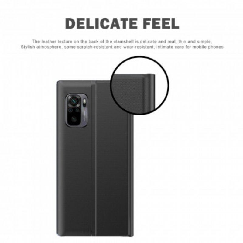 Etui Na Telefon do Xiaomi Redmi Note 10 / 10S Teksturowana Sztuczna Skóra